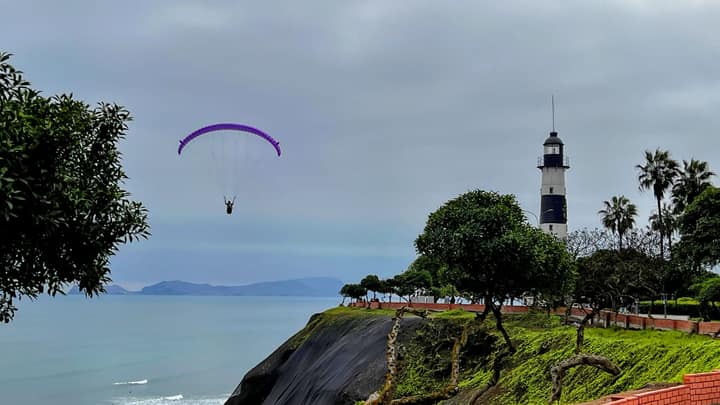 Navy Lighthouse - Main view in Miraflores, Peru